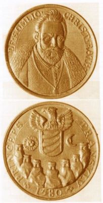 Medalie dedicată lui Cristofor Bathory