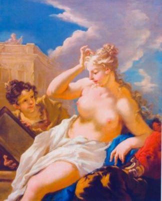 pictură - Pellegrini, Giovanni Antonio; Betshabea