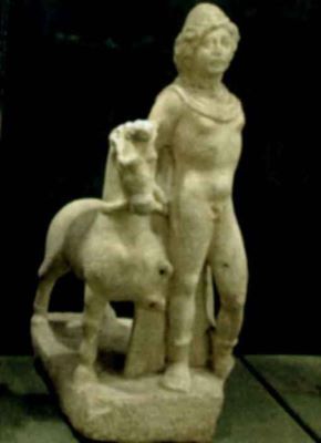statuie; Dioscuri