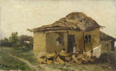 pictură - Vermont, Nicolae; Florăreasă