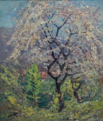 pictură de șevalet - Loghi, Kimon; Primăvară