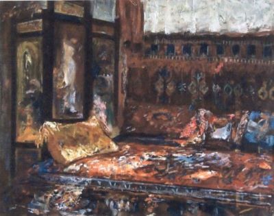 pictură - Capidan, Pericle; Interior de atelier