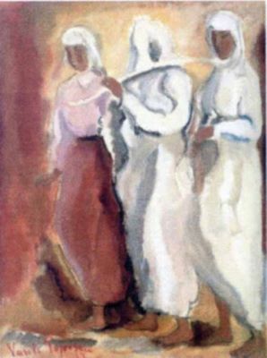pictură - Popescu, Vasile; Turcoaice