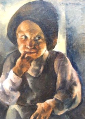 pictură - Nagy, Imre; Portret de copil