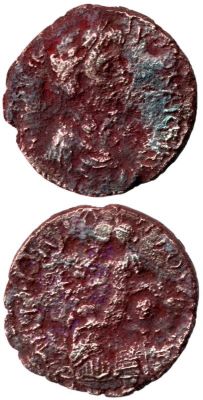 monedă romană; mon. Tomis, Caracalla