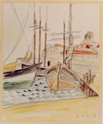 grafică - Pallady, Theodor; Antibes