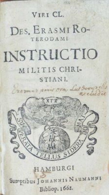 carte veche - Erasmus din Roterdam, autor; Viri cl. Des. Erasmi Roterodami Instructio militis Christiani