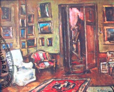 pictură - Petrașcu, Gheorghe; Interior (Colț de atelier)