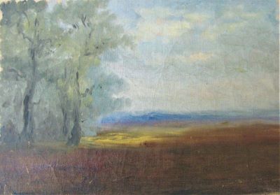 pictură de șevalet - Satmary, Alexandru Carol; Marginea pădurii