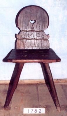 scaun; szék