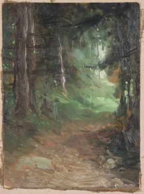 pictură - Schullerus, Fritz; În pădure