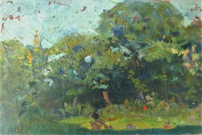 pictură de șevalet - Satmary, Alexandru Carol; Poiana