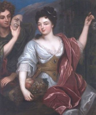 pictură - Largillière, Nicolas de (atelierul); Portretul ducesei du Maine înfățișată ca zeița Pomona
