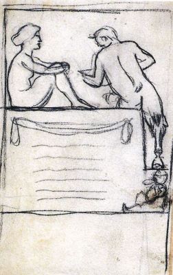 desen - Storck, Frederic; Schiță de plachetă
