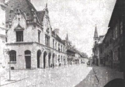 clișeu - Fischer, Emil; Strada Mitropoliei din Sibiu