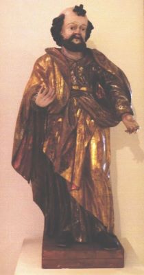 sculptură policromă - anonim german; Sfântul Petru