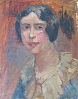 pictură de șevalet - Satmary, Alexandru C.; Portret de femeie