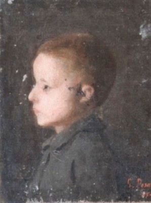 pictură de șevalet - Grigorescu, Nicolae; Cap de copil