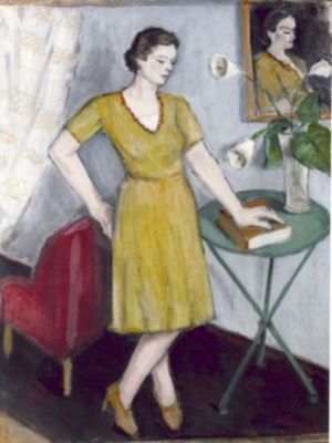 pictură - Pallady, Theodor; Femeie în galben