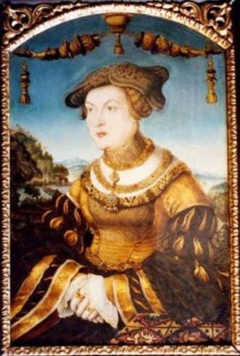 pictură - Wertinger, Hans Schwab von; Ducesa Jacoba de Baden (1507-1580)
