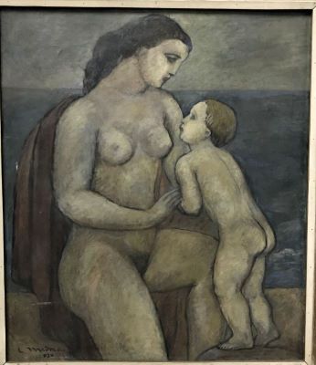 pictură de șevalet - Medrea, Cornel; Maternitate