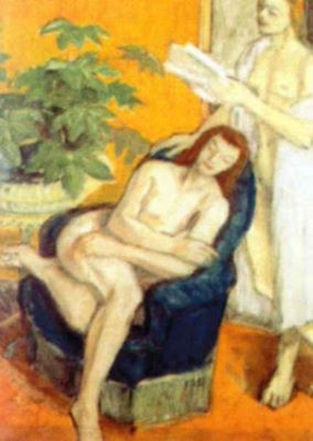 pictură - Pallady, Theodor; Lectură