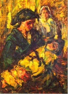 pictură - Schweitzer-Cumpăna, Rudolf; Maternitate