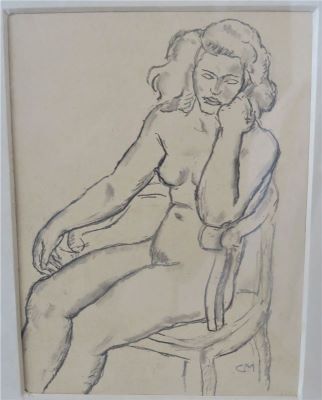 desen - Medrea, Cornel; Studiu - Nud