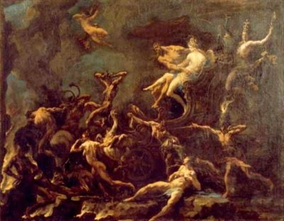 pictură - Magnasco, Alessandro; Rapirea Proserpinei