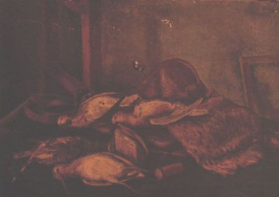 pictură de șevalet - Moscu, Alexandru; Vânat
