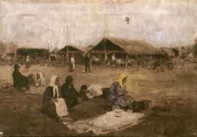 pictură - Basarab, Ludovic; Târg