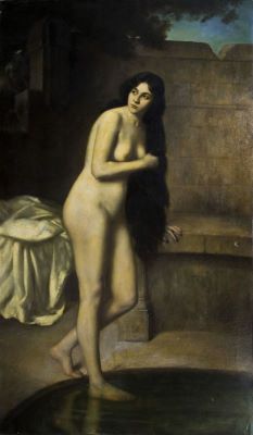 pictură de șevalet - Dimitrie, Serafim; Suzana la baie