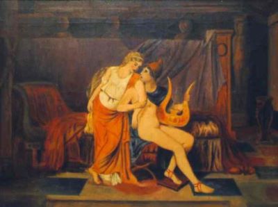 pictură - Hașdeu, Iulia; Elena și Paris