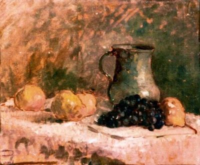 pictură - Ialomițeanu, Dan; Natură statică cu fructe