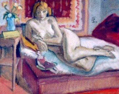 pictură - Pallady, Theodor; Nud în interior
