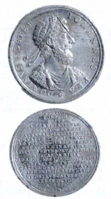 Medalie dedicată uzurpatorului Iohannes