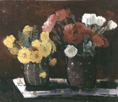 pictură - Vânătoru, Gheorghe; Două vase cu flori