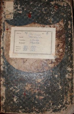 Registru matricol al Bisericii Reformate din satul Mecențiu (azi Ady Endre), comuna Căuaș, Raionul Tășnad