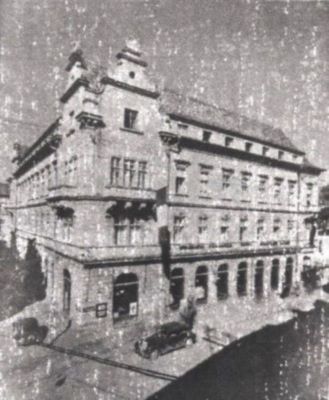 clișeu - Fischer, Emil; Hotelul „Împăratul Romanilor” din Sibiu