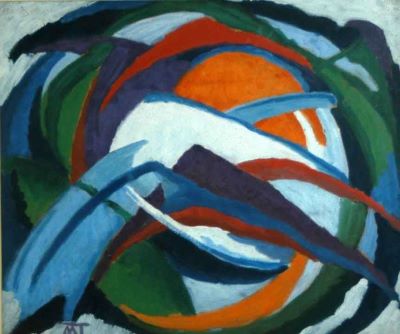 pictură - Mattis-Teutsch, Hans; Compoziție (1916-1920), I