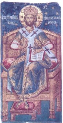 pictură - Dobromir zugrav; Iisus Arhiereu