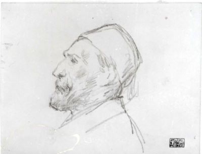 grafică - Grigorescu, Nicolae; Ofițer turc
