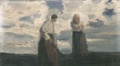 pictură - Verona (Garguromin), Arthur; Țărănci la câmp