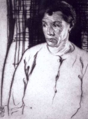 gravură - Lee-Henkley, William; Portret