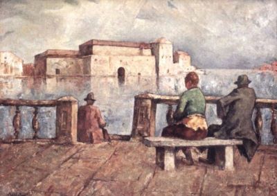 desen - Bălțatu, Adam; Vedere asupra insulei San-Giorgio, Veneția