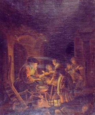 pictură - Dou, Gerard; Vânzătoarea de clătite
