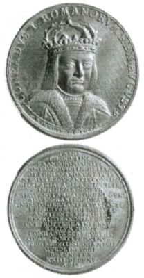 Medalie dedicată împăratului Konrad cel Tânăr