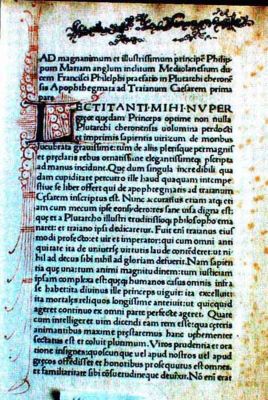 carte - Plutarchus; Apophtegmata
