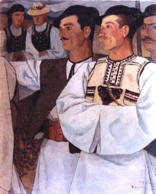 pictură - Theodorescu-Sion, Ion; Țărani din Abrud