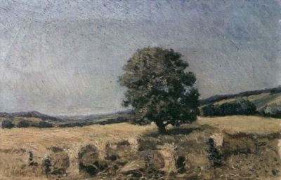 pictură - Constantinescu, Nicolae; Peisaj cu pom